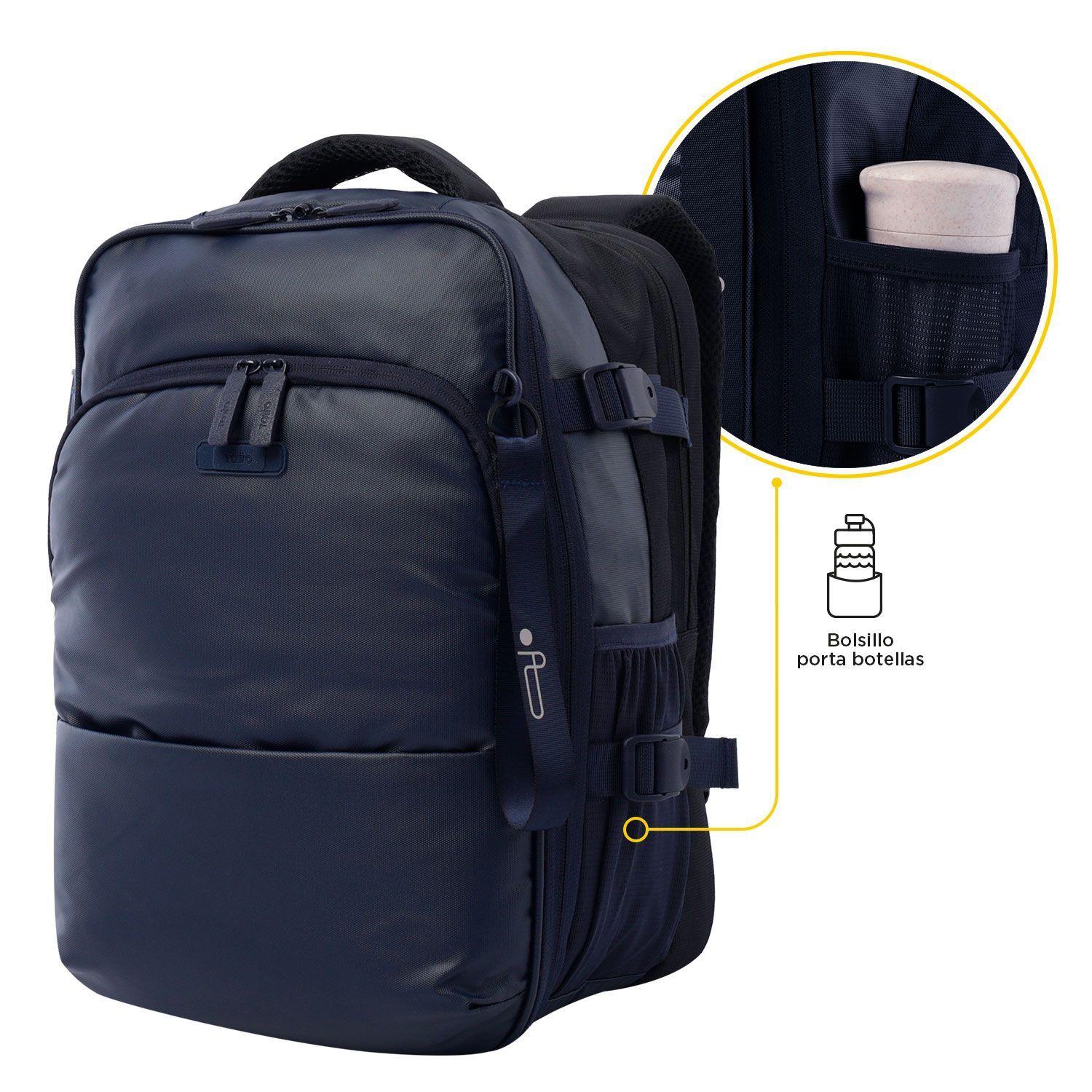 Morral Totto City Trip mediano 16 L, acorde con el tamaño permitido como equipaje de mano-4