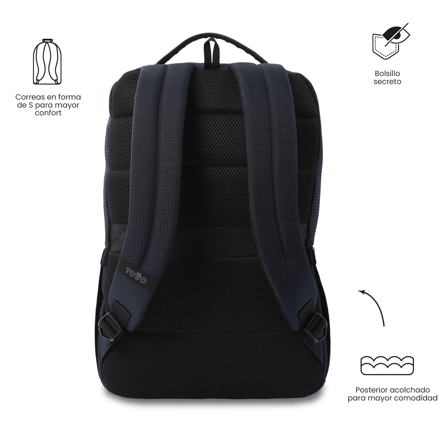 Mochila Ejecutivo Porta PC 15" Drift Azul Hombre-3