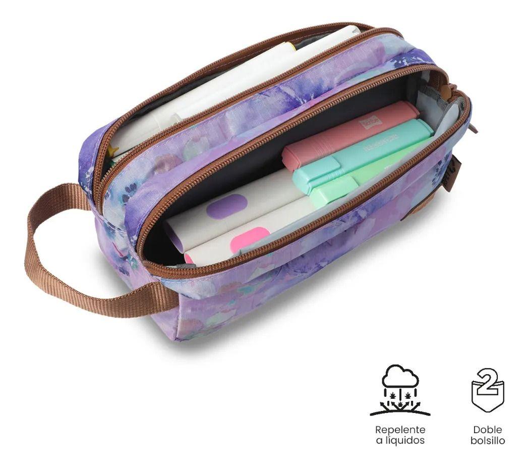 Estuche Totto Mujer Chizal Grande Rosada-3