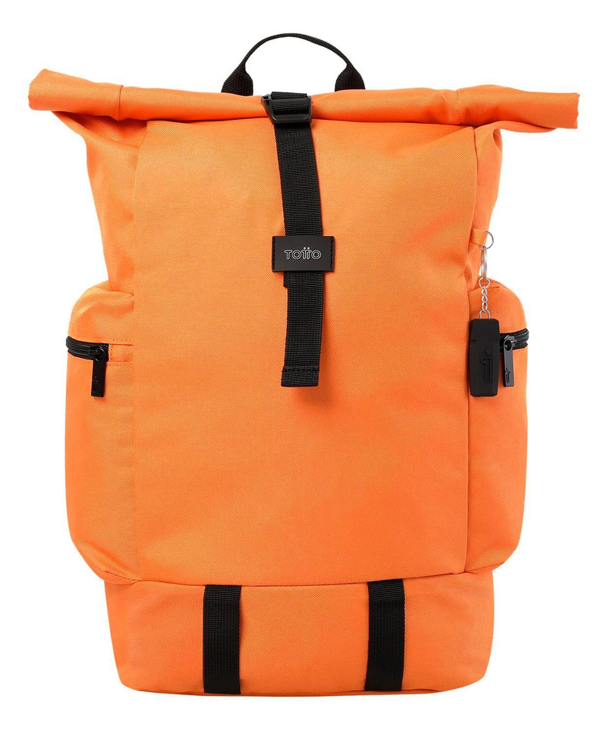 Mochila Hombre Totto Ray Deportivo Naranja Amberglow-0