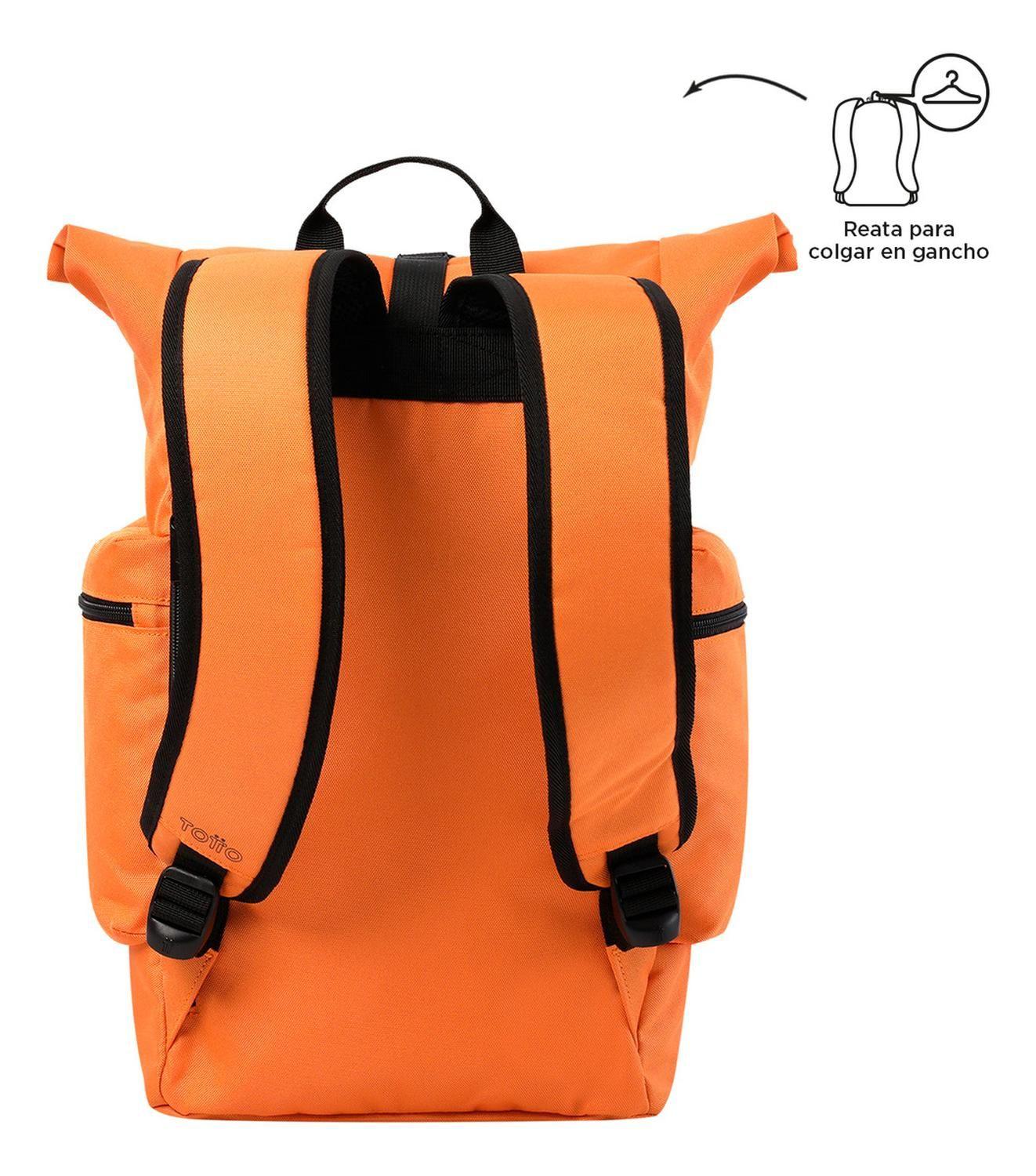 Mochila Hombre Totto Ray Deportivo Naranja Amberglow-2