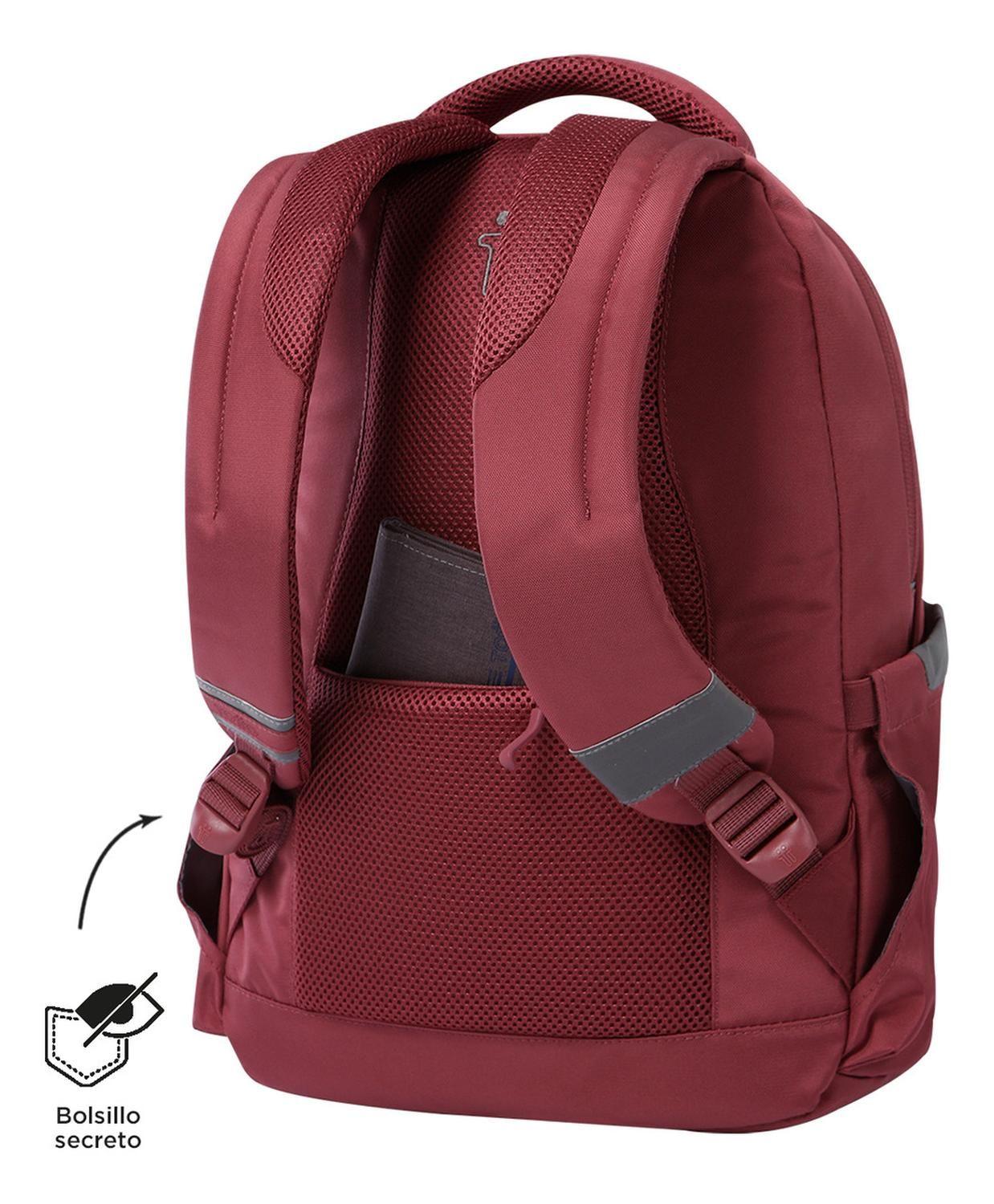 Mochila Ejecutiva Mujer Totto Misisipi Rosado Deco Rose-6