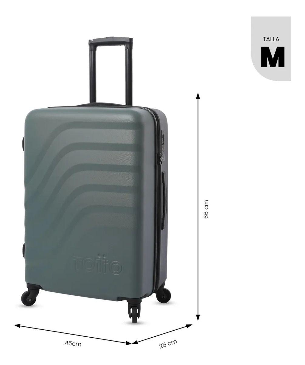 Maleta De Viaje Mediana 360 Bazy Verde/negra-2