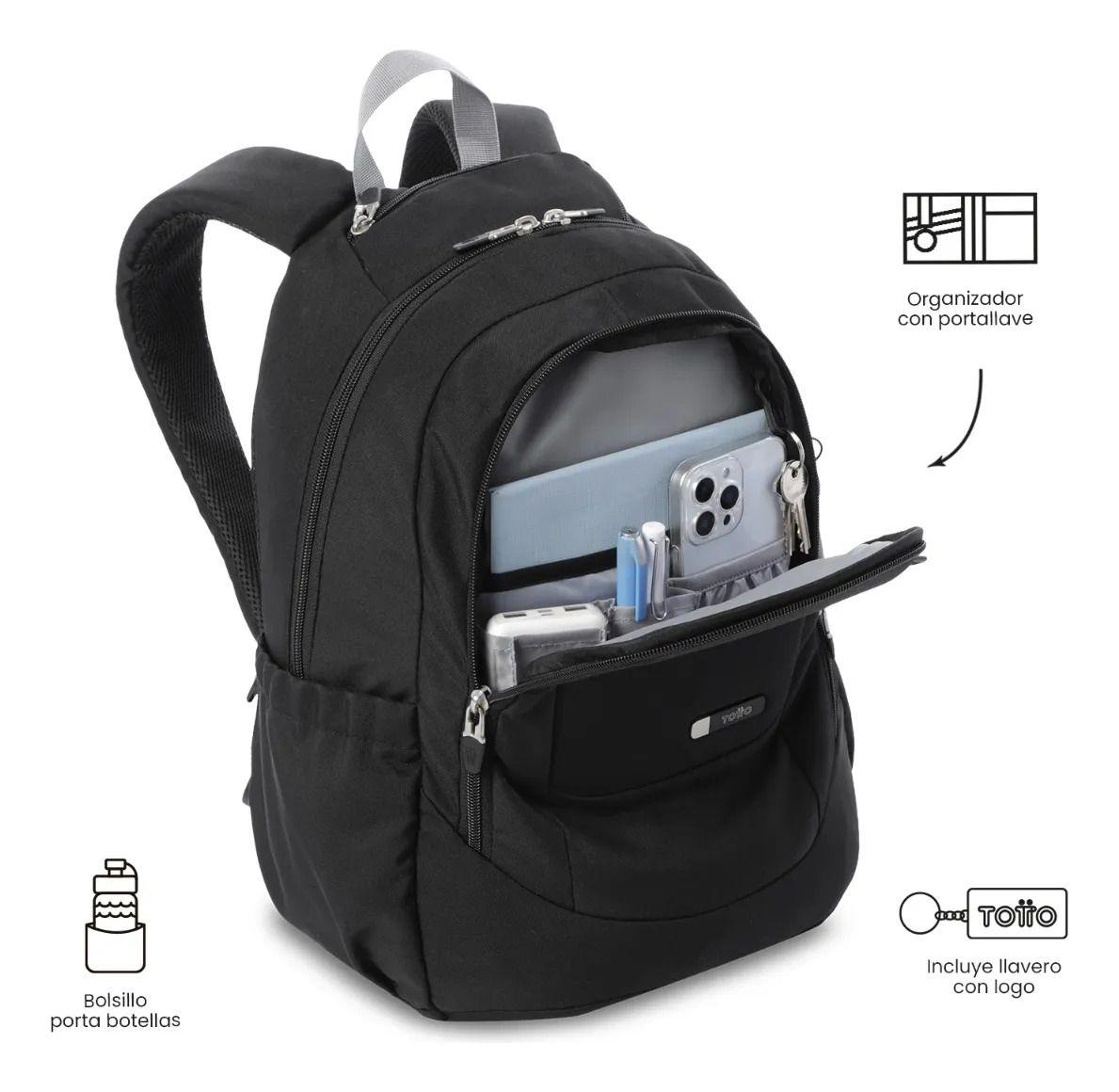 Mochila Universitario  Goctal 3.0 Porta Pc 14  Negro-5
