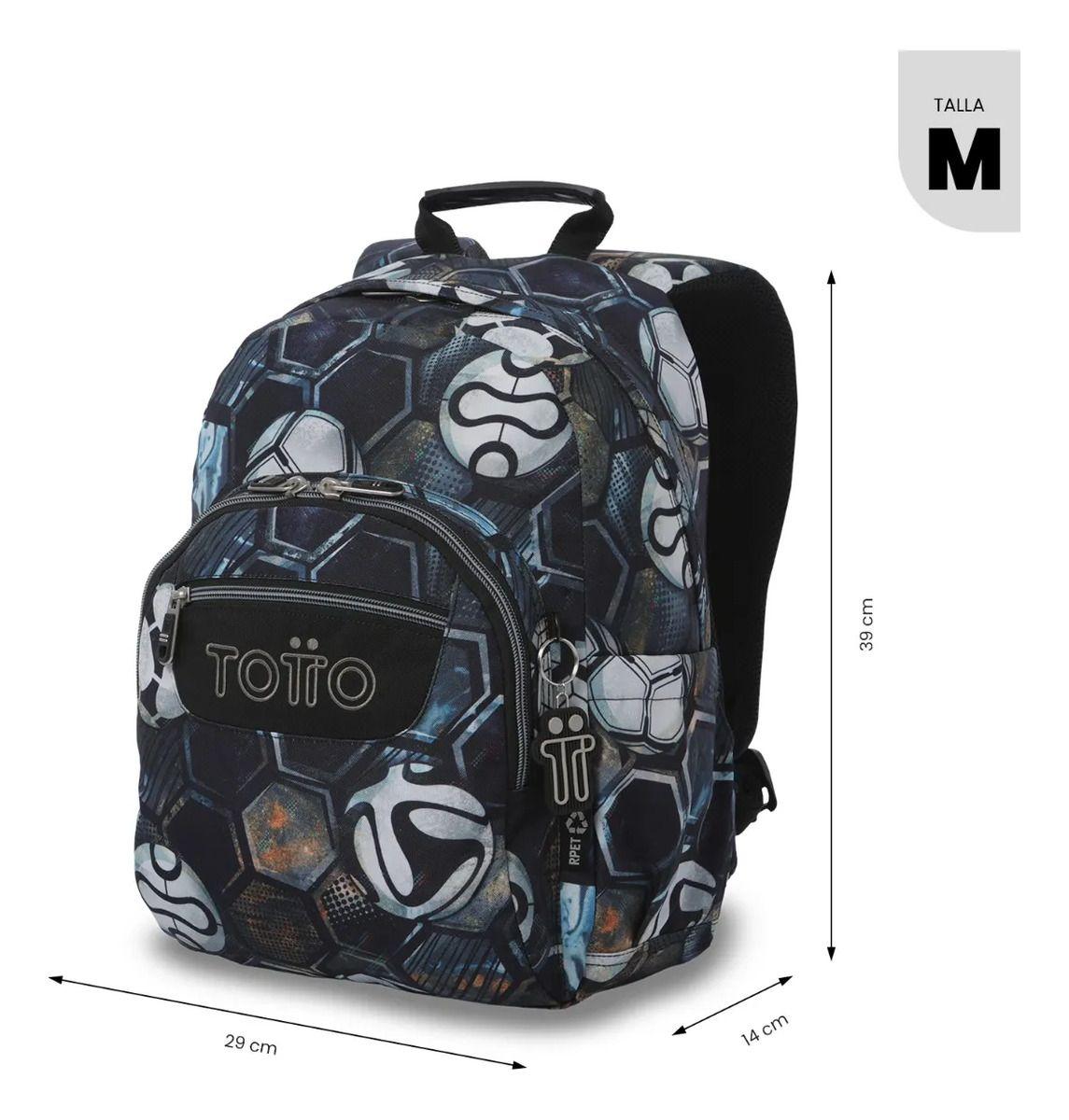 Mochila Escolar Juvenil Porta Pc 13  Gommas Negro-2