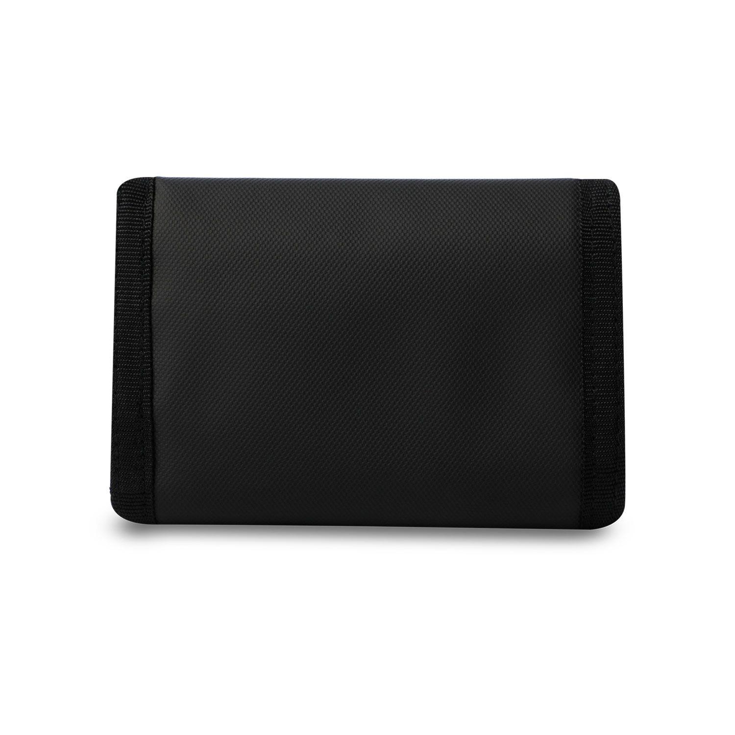 Billetera Hombre Contrast Pequeña con RFID Blocker Negra -4