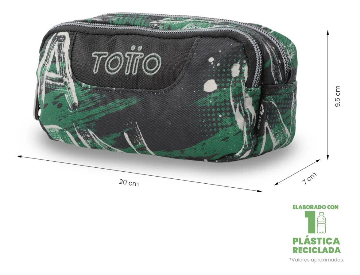Estuche Escolar Pequeña Para Hombre Sobre Verde-1