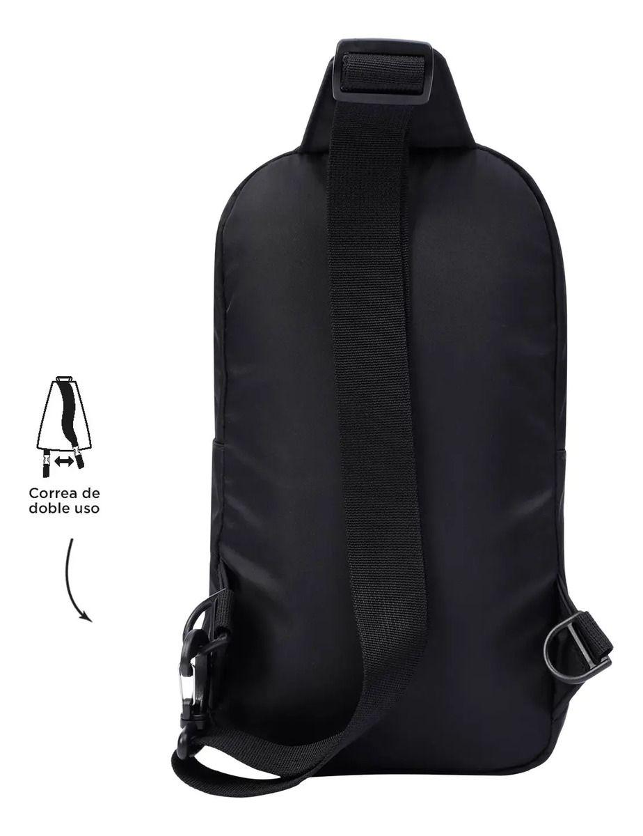 Cartera Para Mujer Tracer Bandolera Negra Totto-3