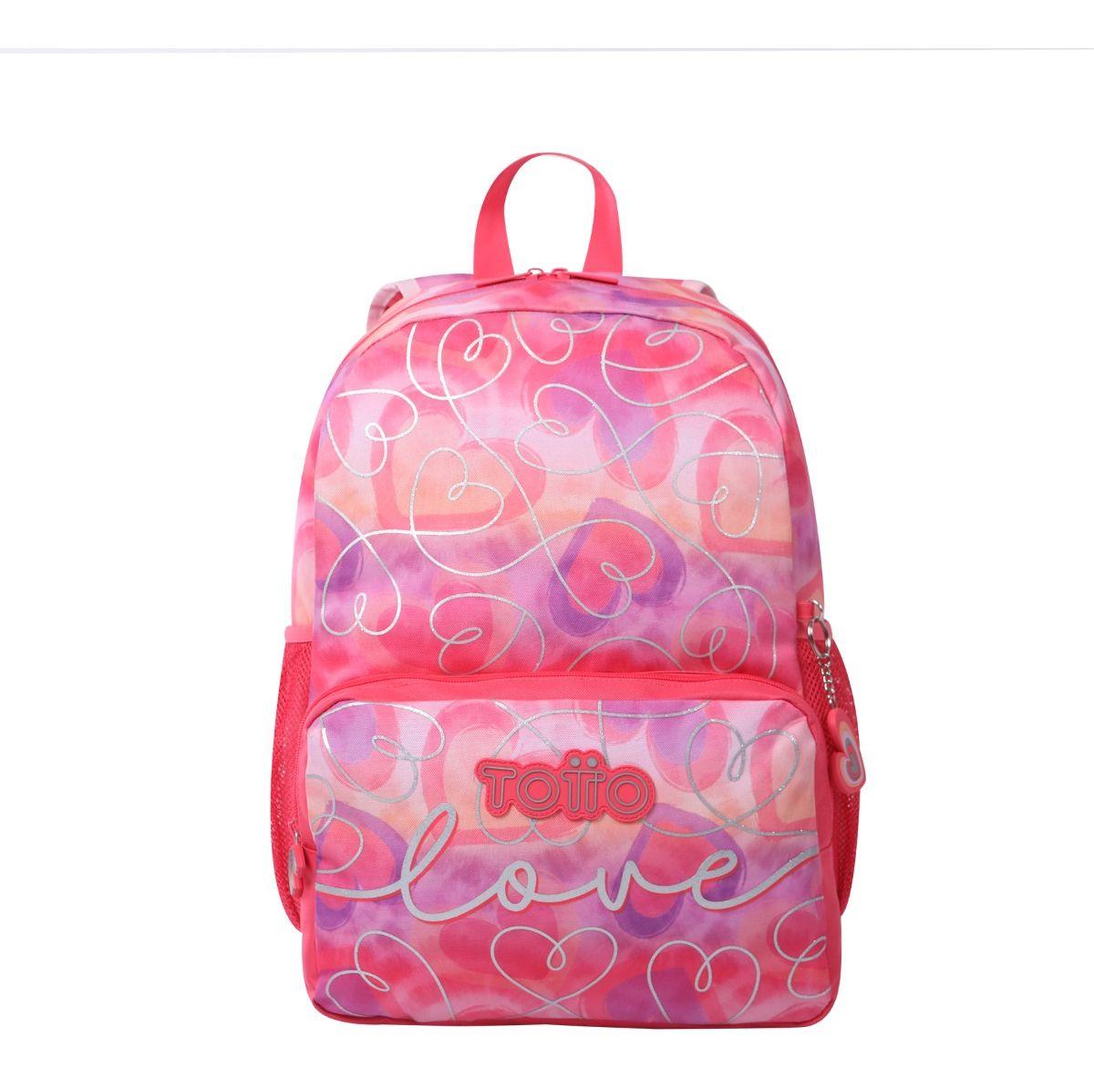 Mochila Urbana Notebook Escolar Totto Classic Infantil Niña-0