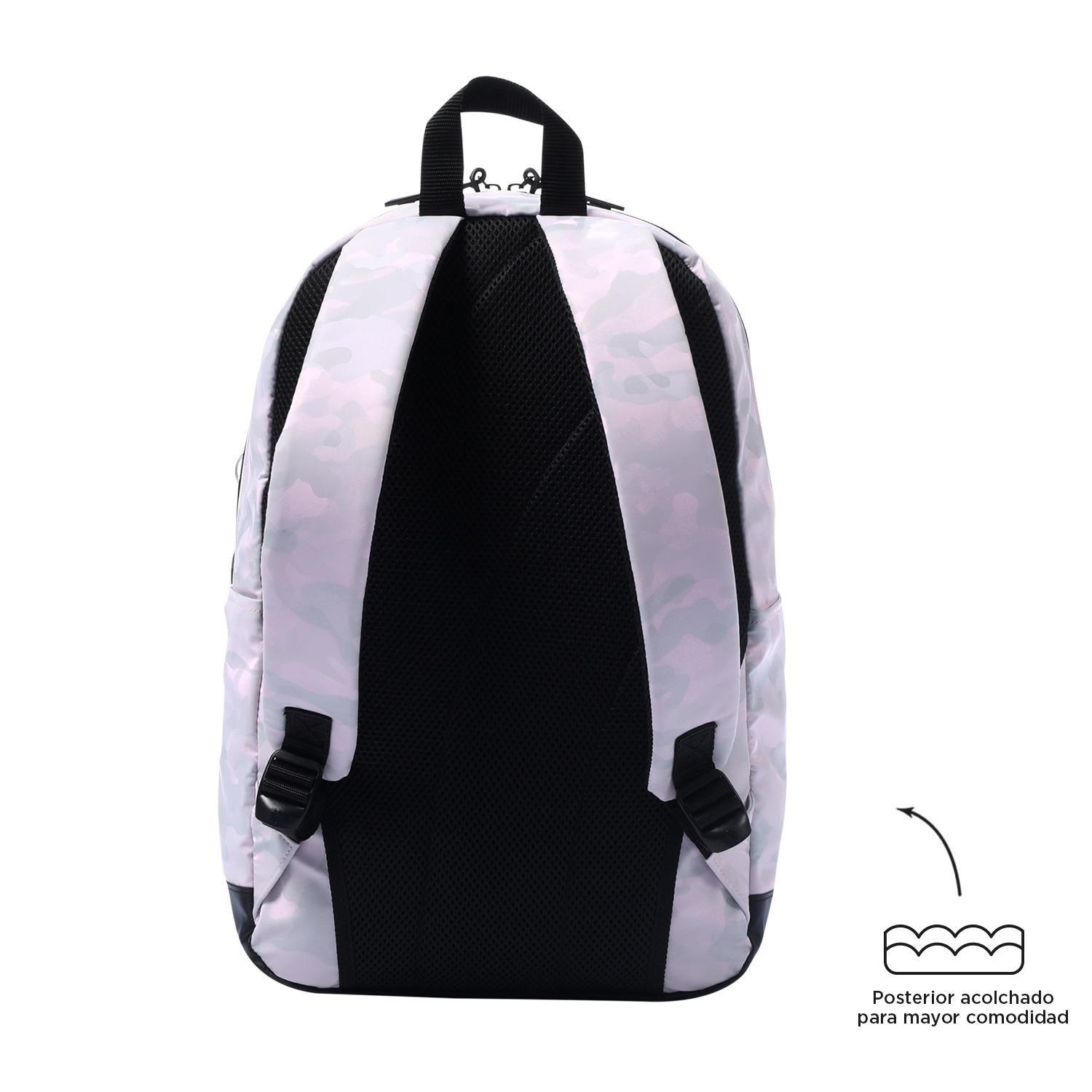 Mochila Escolar Tocax Iridiscente White-3
