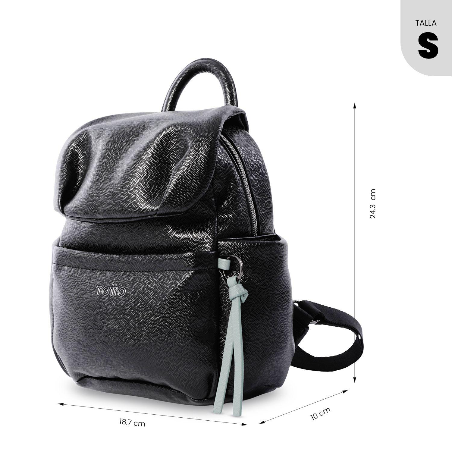 Bolso Pequeño para Mujer Soul tipo Mochila Negro/Verde-2