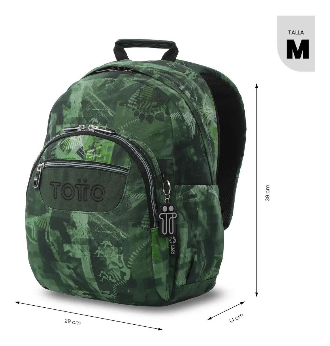 Mochila Juvenil Porta Pc 13  Gommas Verde-2