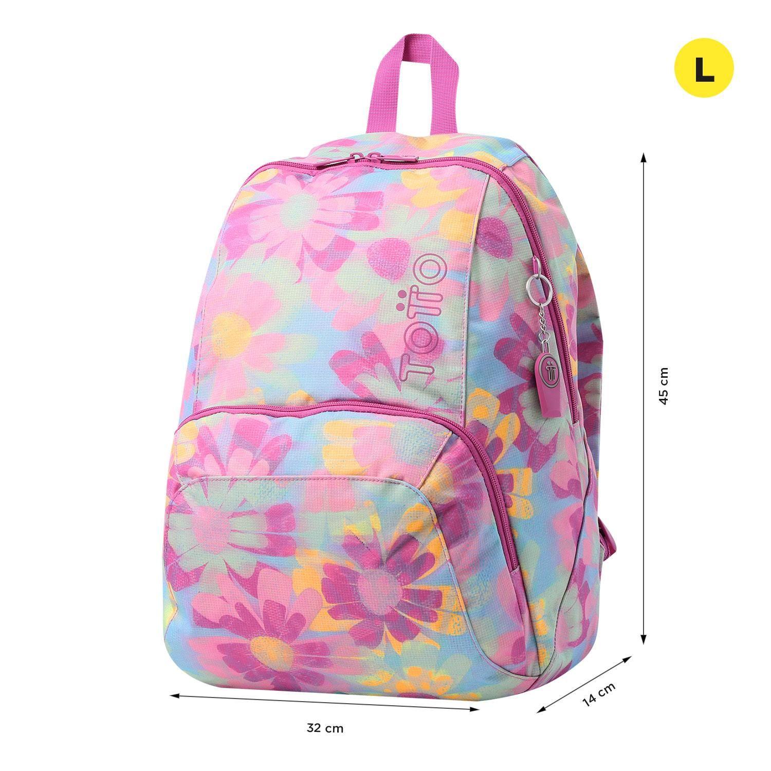 Mochila Urbana Ometto Rosado Mujer-2