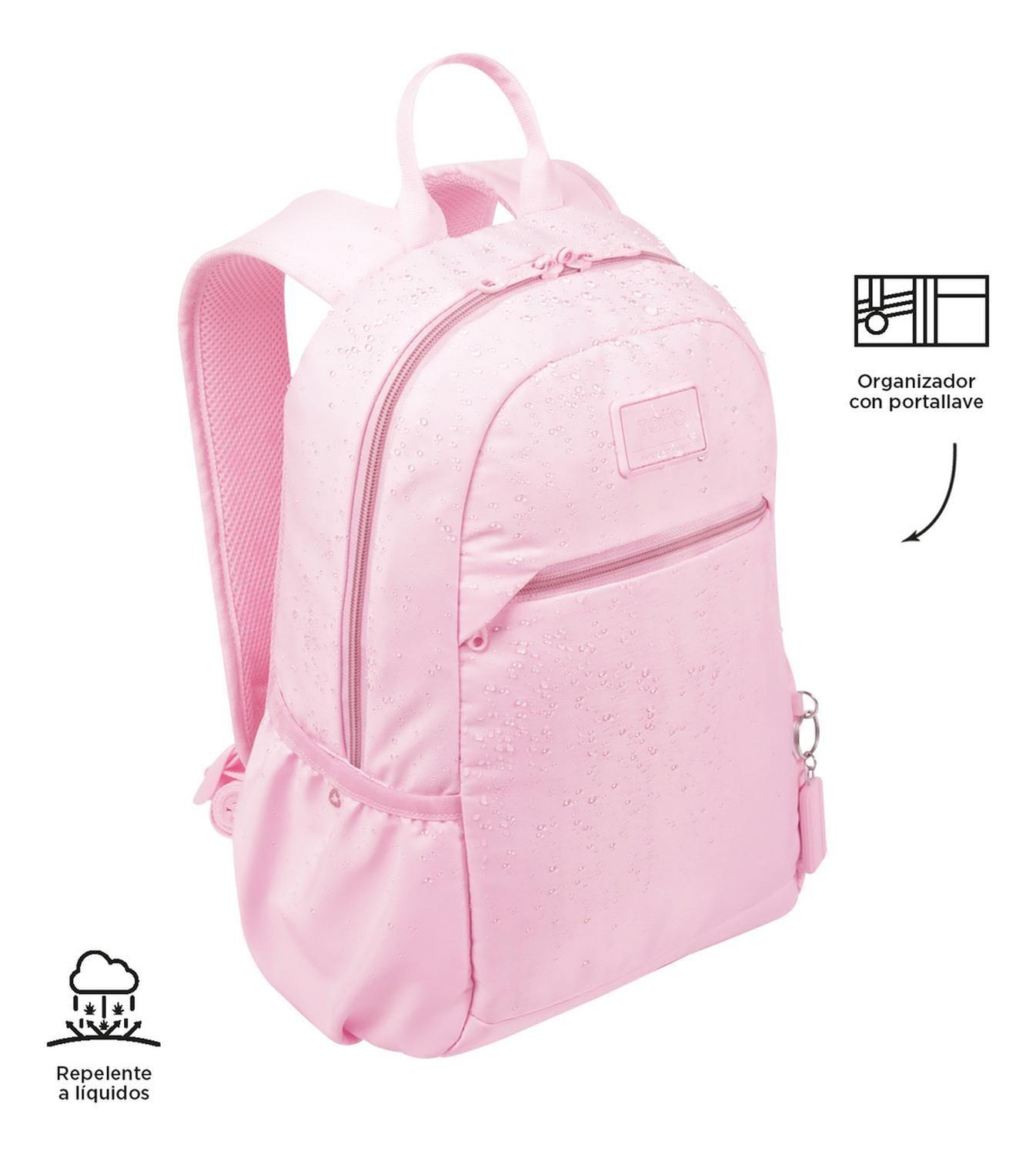 Mochila Mujer Totto Tracer 1 Rpet Rosado Cherry Blossom-5