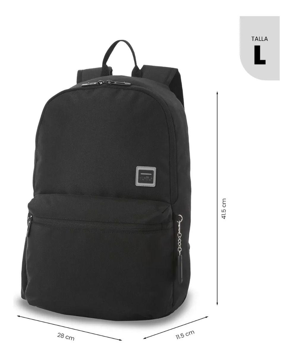 Mochila Universitario Dragonar Porta Pc 15  Negro Unisex-2