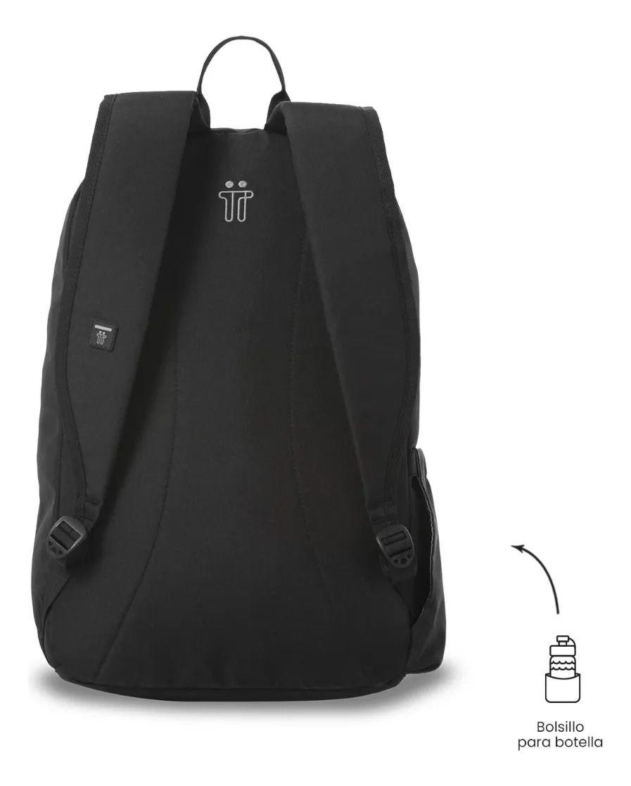 Mochila Universitario Dragonar Porta Pc 15  Negro Unisex-3