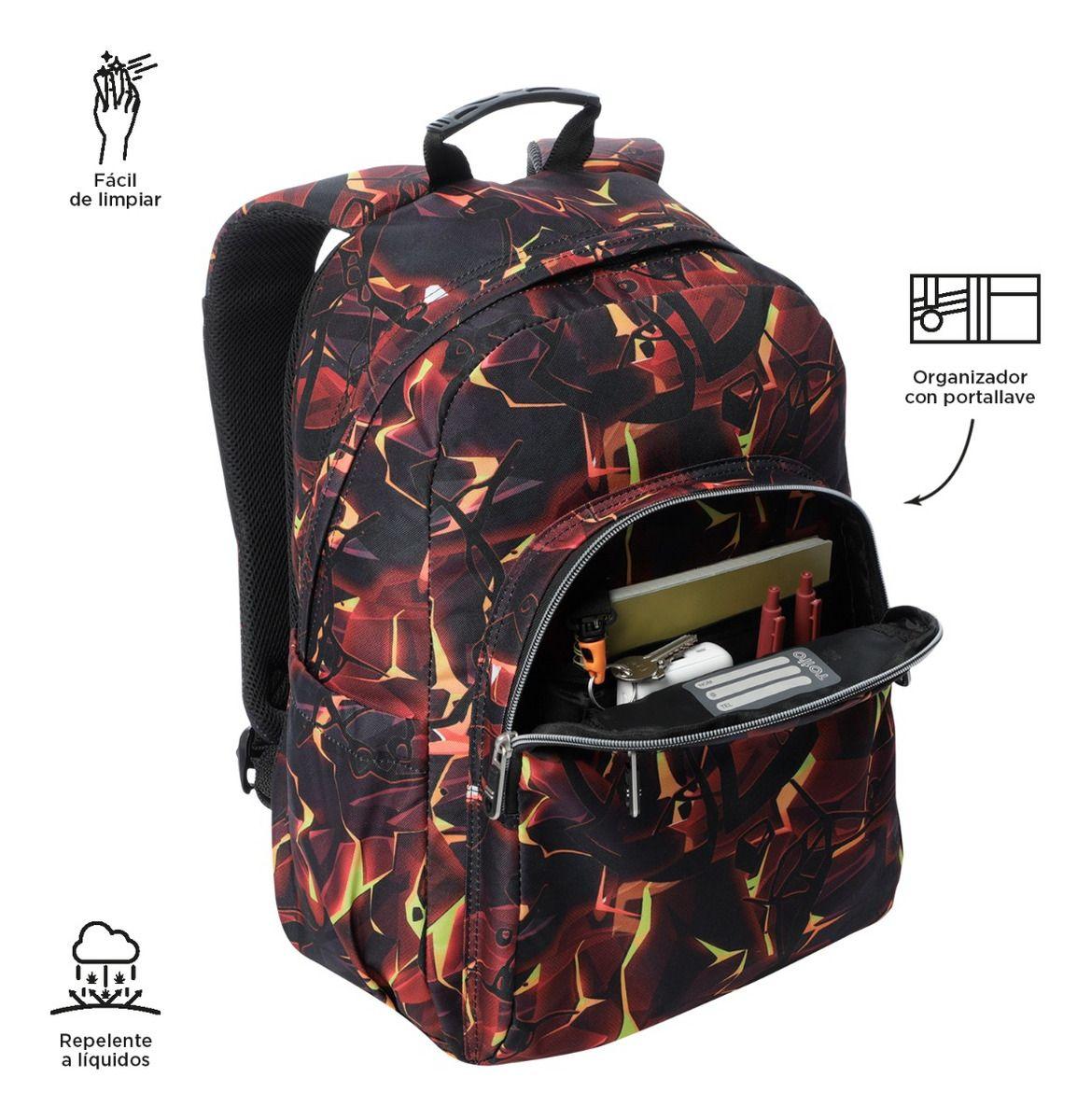 Mochila Notebook Escolar Totto Rpet Impermeable 20L Niño-4