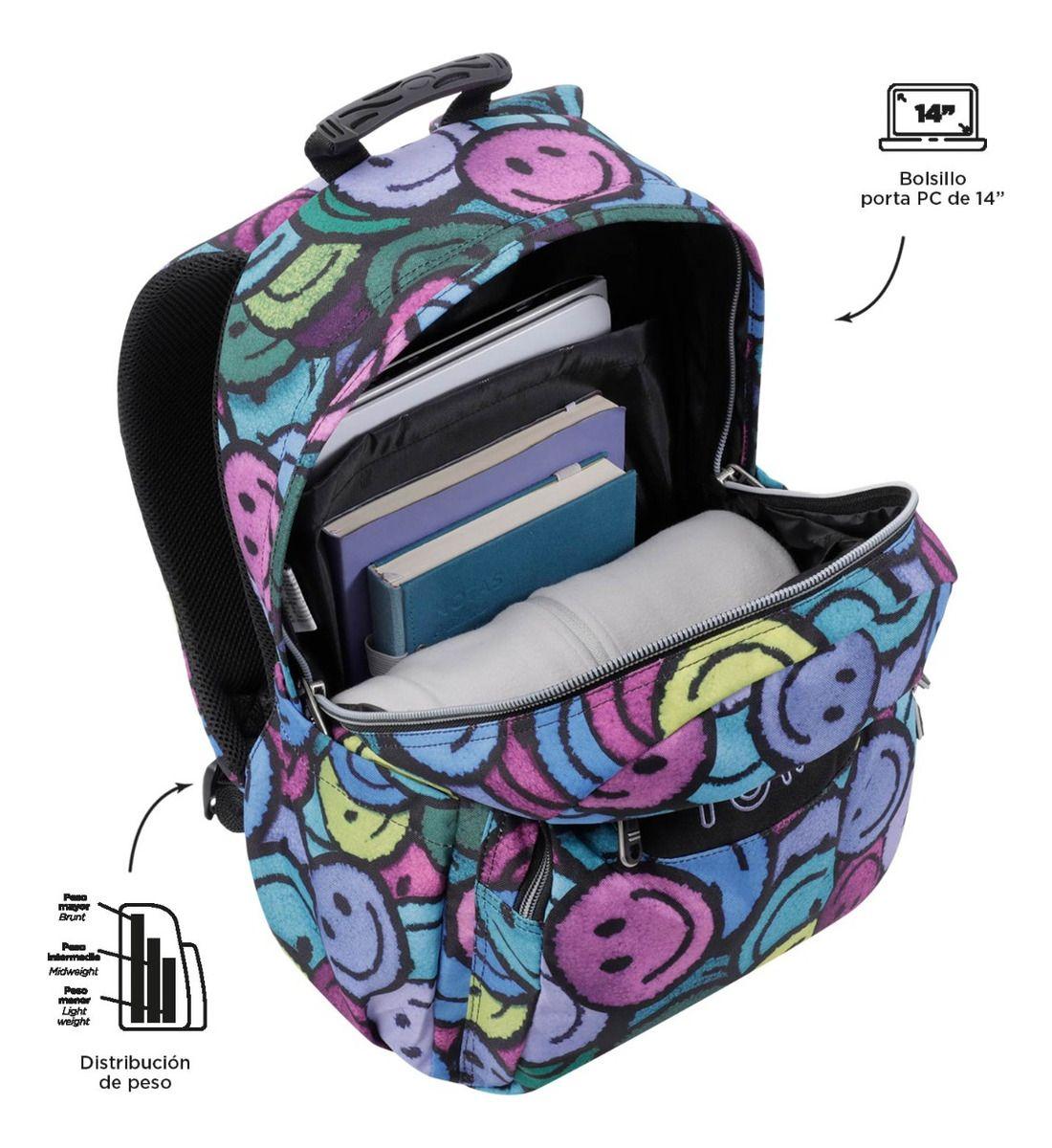 Totto Mochila Notebook Escolar Niño 20L Impermeable Eco001-4