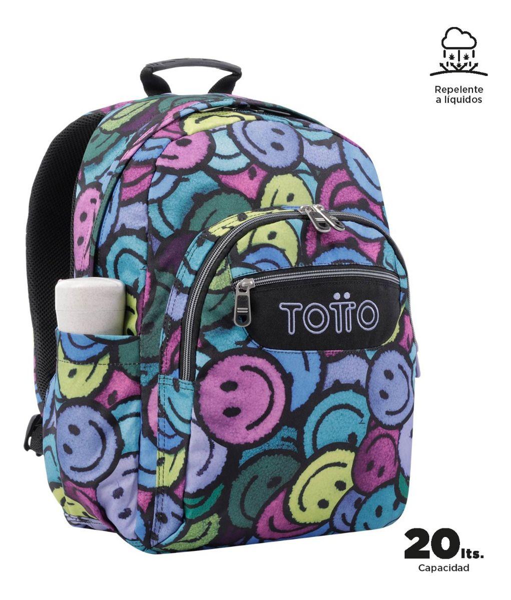Totto Mochila Notebook Escolar Niño 20L Impermeable Eco001-6