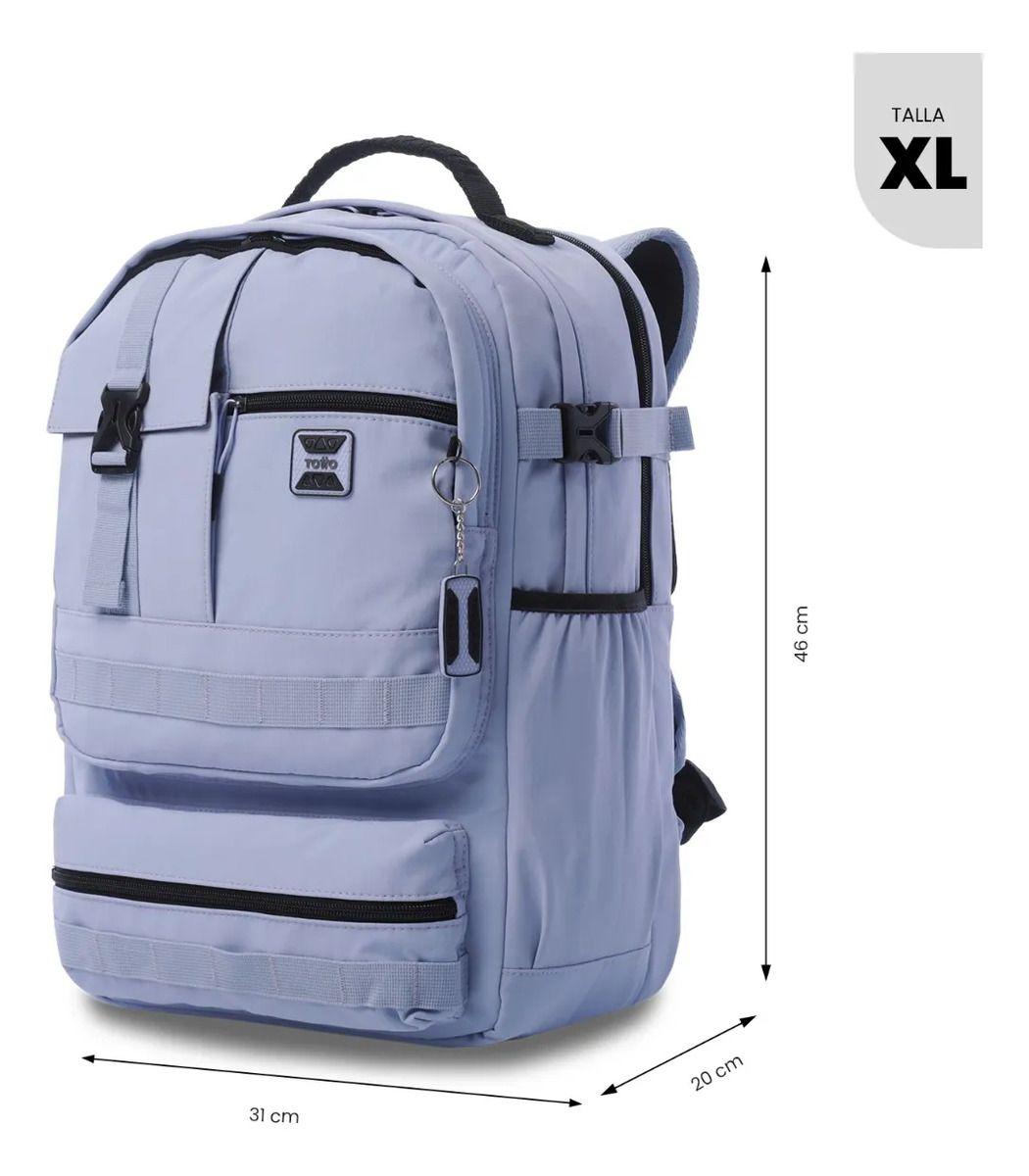 Mochila Universitario  Spa Porta Pc 15.4  Morado-1