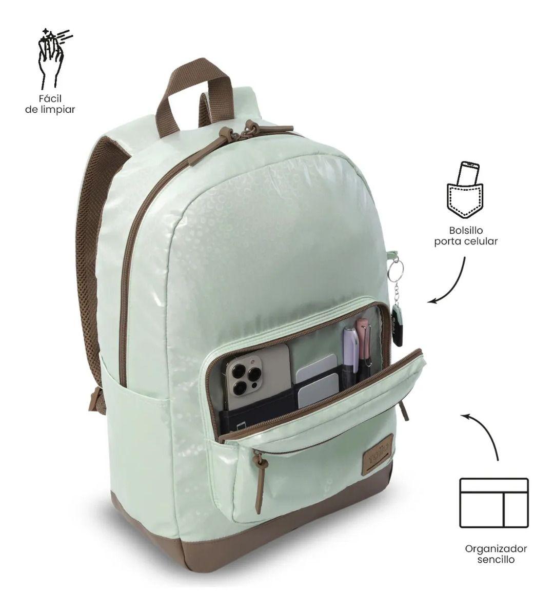 Mochila Universitario  Tocax Porta Pc 14  Azul-5