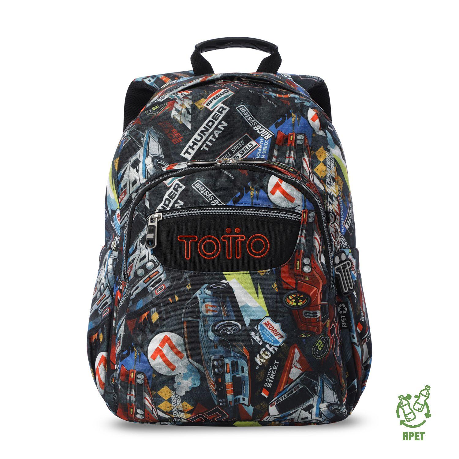 Mochila Juvenil Porta PC 14" Acuarela Rojo-0
