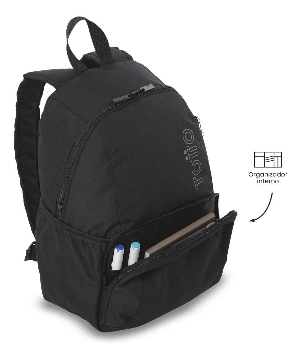 Mochila Universitario Gammato 2.0 Porta Pc 13  Negro-5