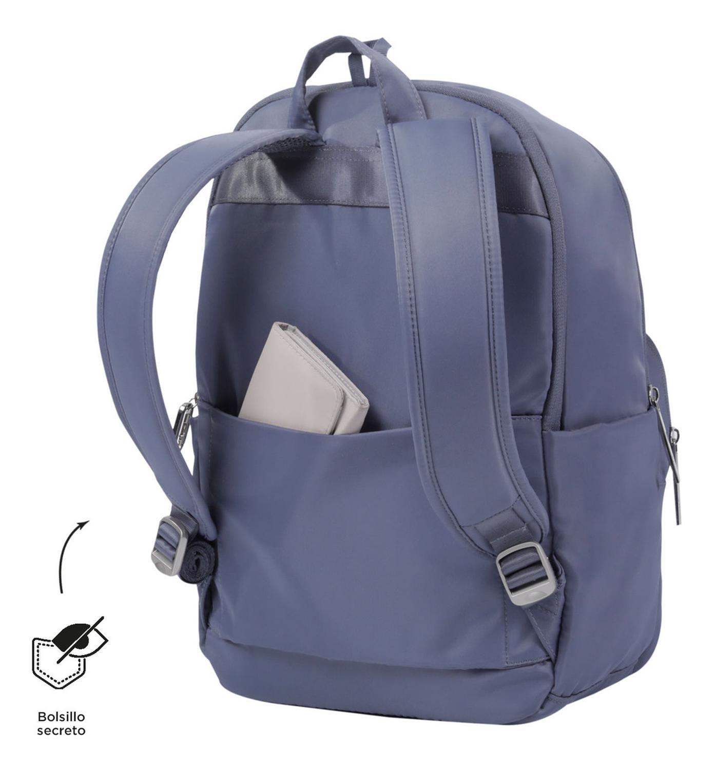 Mochila Ejecutiva Mujer Totto Adelaide 3 2.0 Folkstone Gray-7