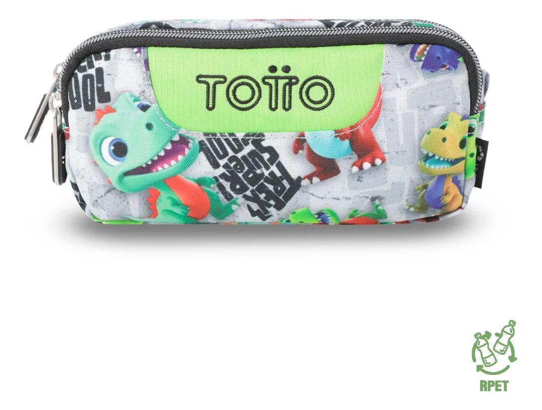 Estuche Escolar Pequeña Para Niño Sobre Gris-0