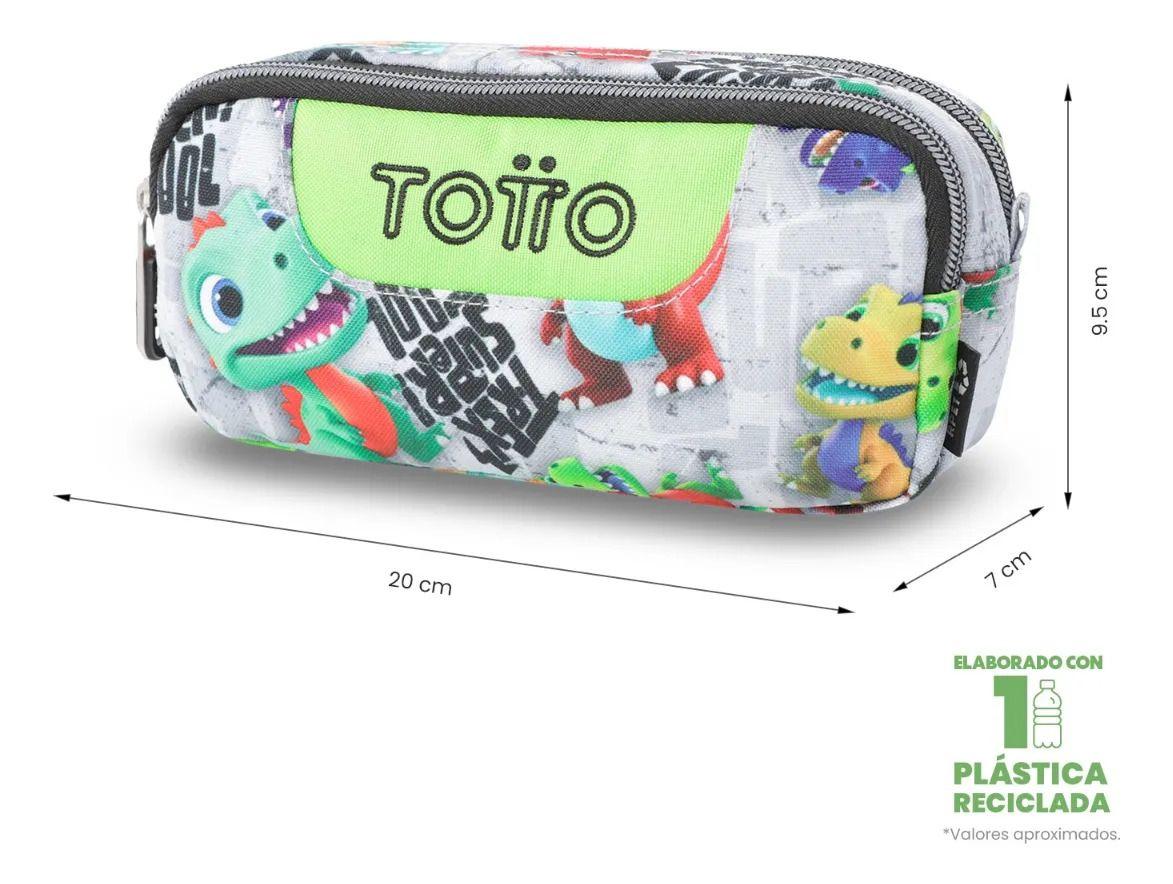 Estuche Escolar Pequeña Para Niño Sobre Gris-1