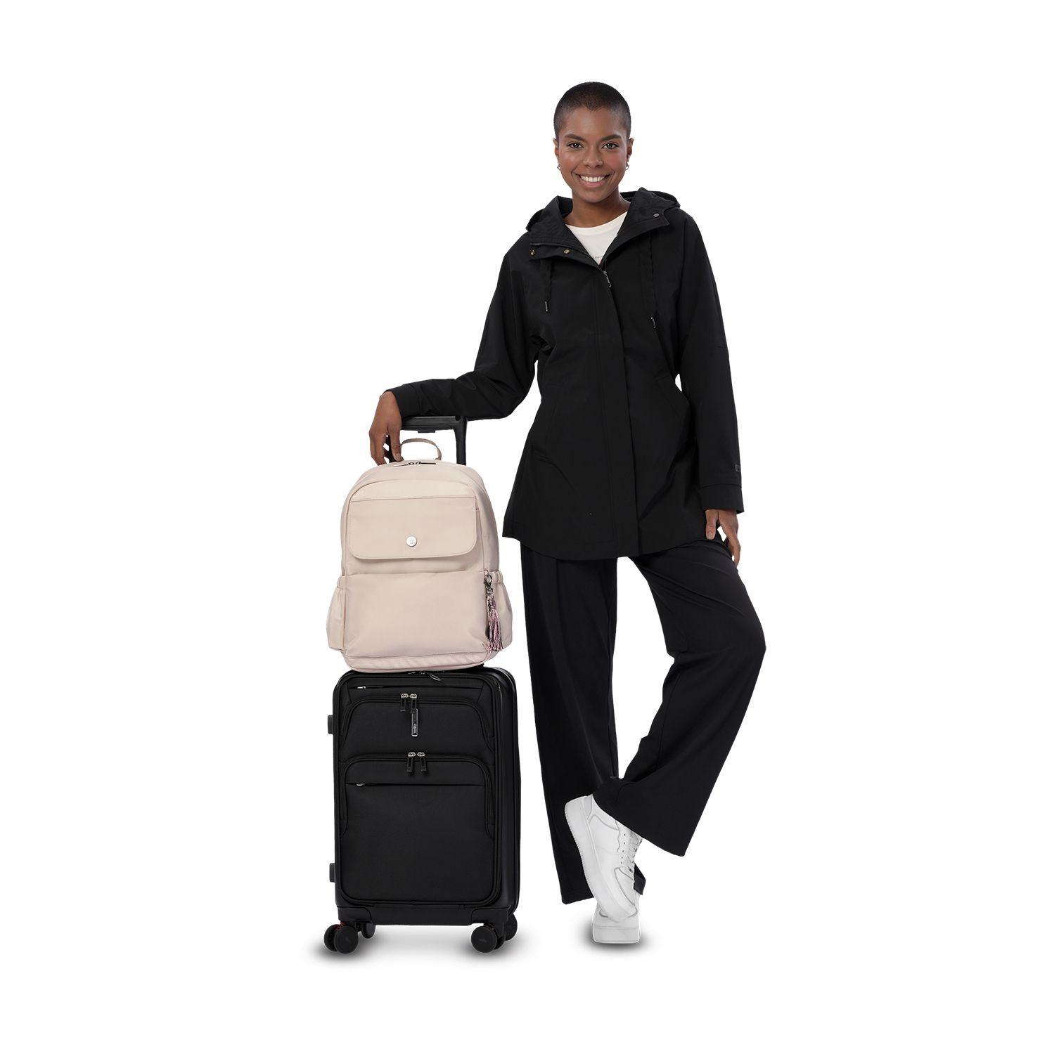 Mochila Universitario Corneana Porta PC 14" Beige Mujer-6