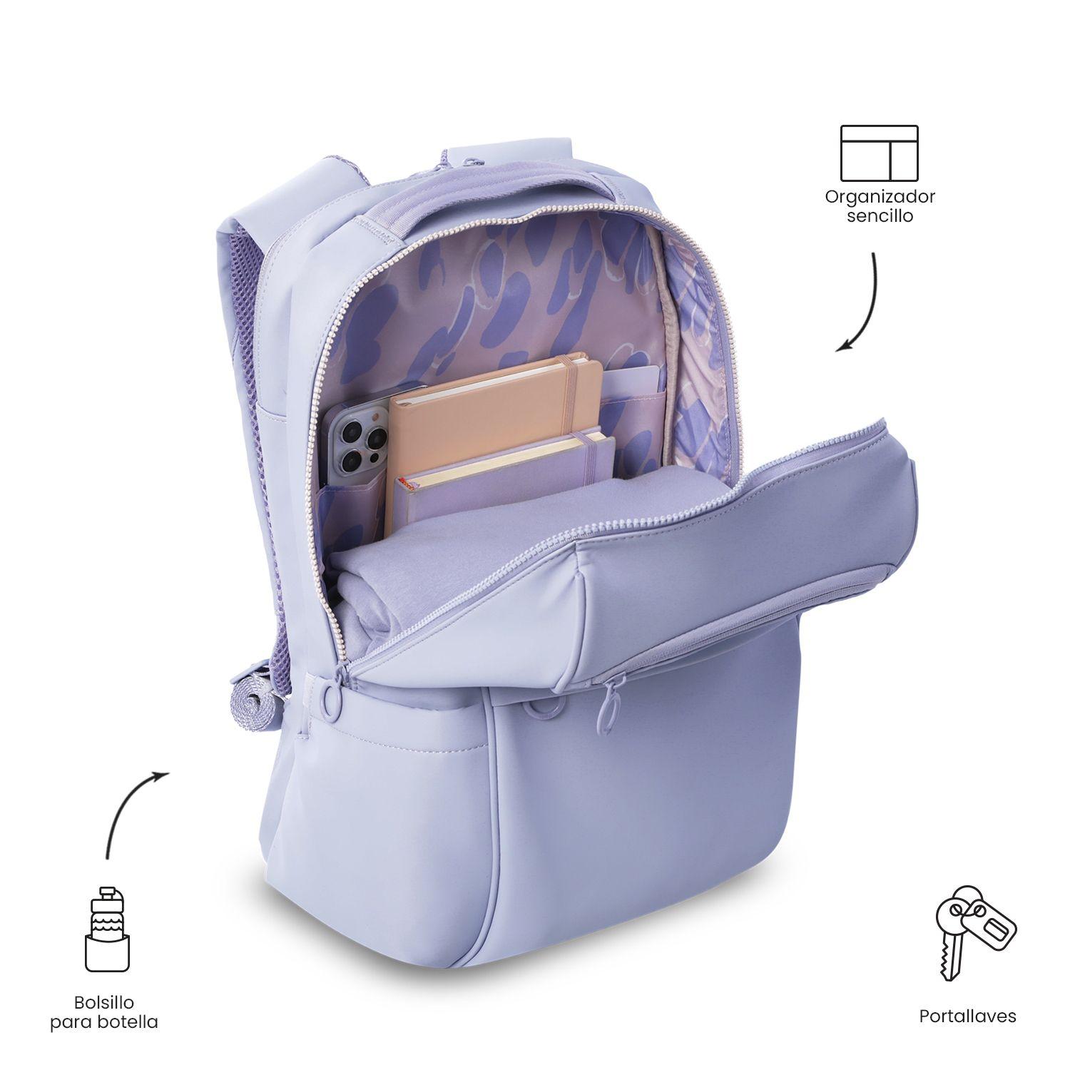 Mochila Ejecutivo Porta PC 16" Laila Morado Mujer-5