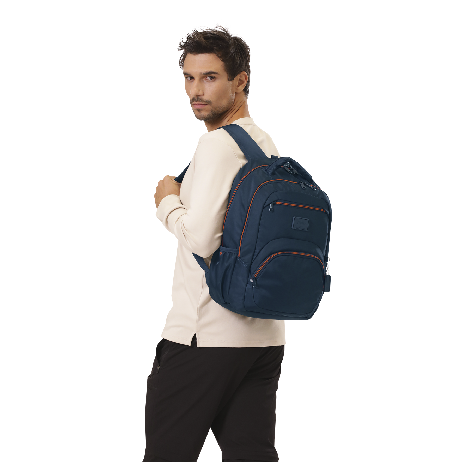 Mochila Universitaria Notebook 14" Tracer 4 Azul Hombre Totto-5