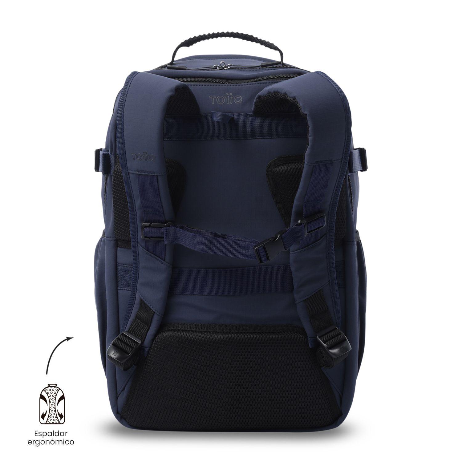 Mochila Universitaria Notebook 15.4" Spa Azul Hombre Totto-3