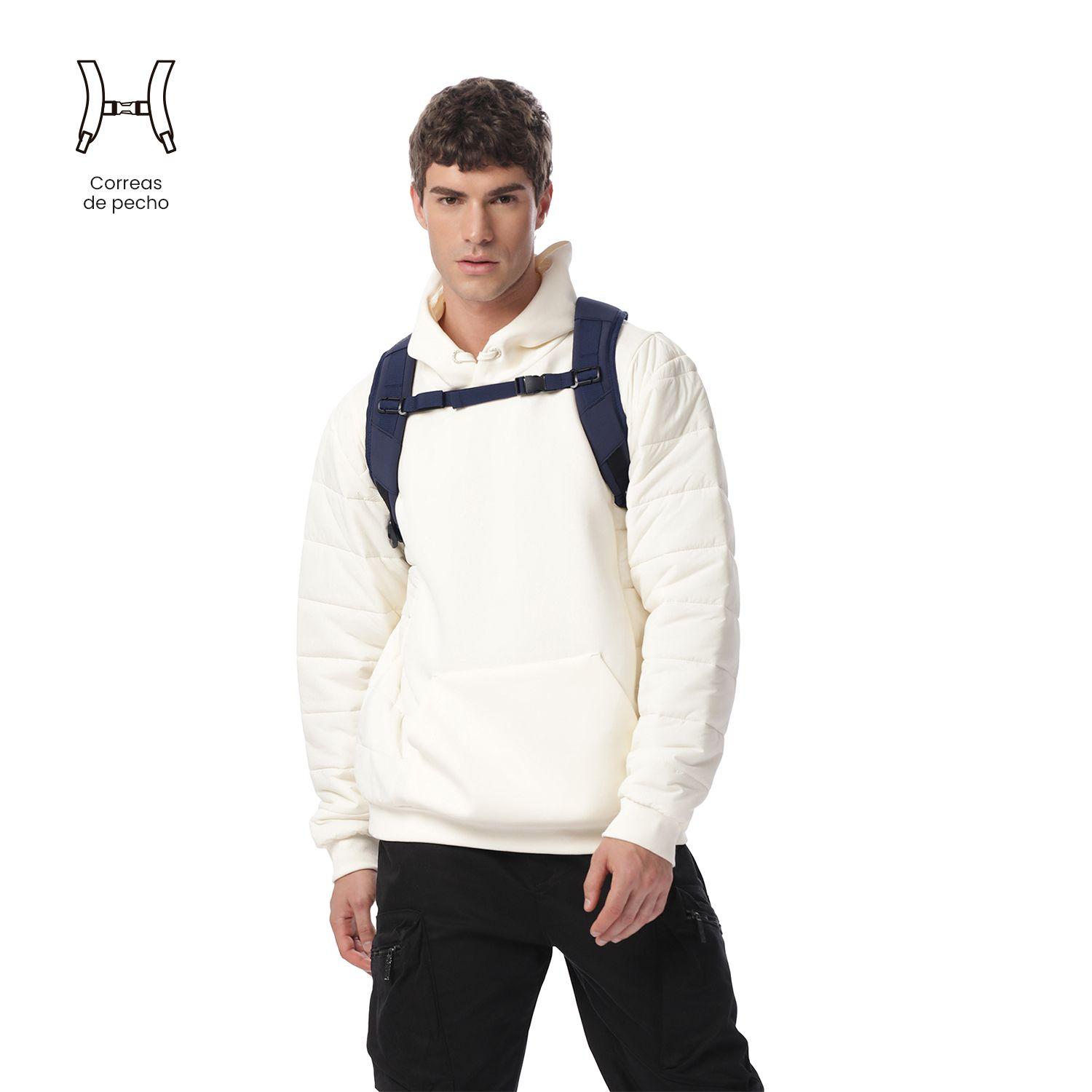 Mochila Universitaria Notebook 15.4" Spa Azul Hombre Totto-4