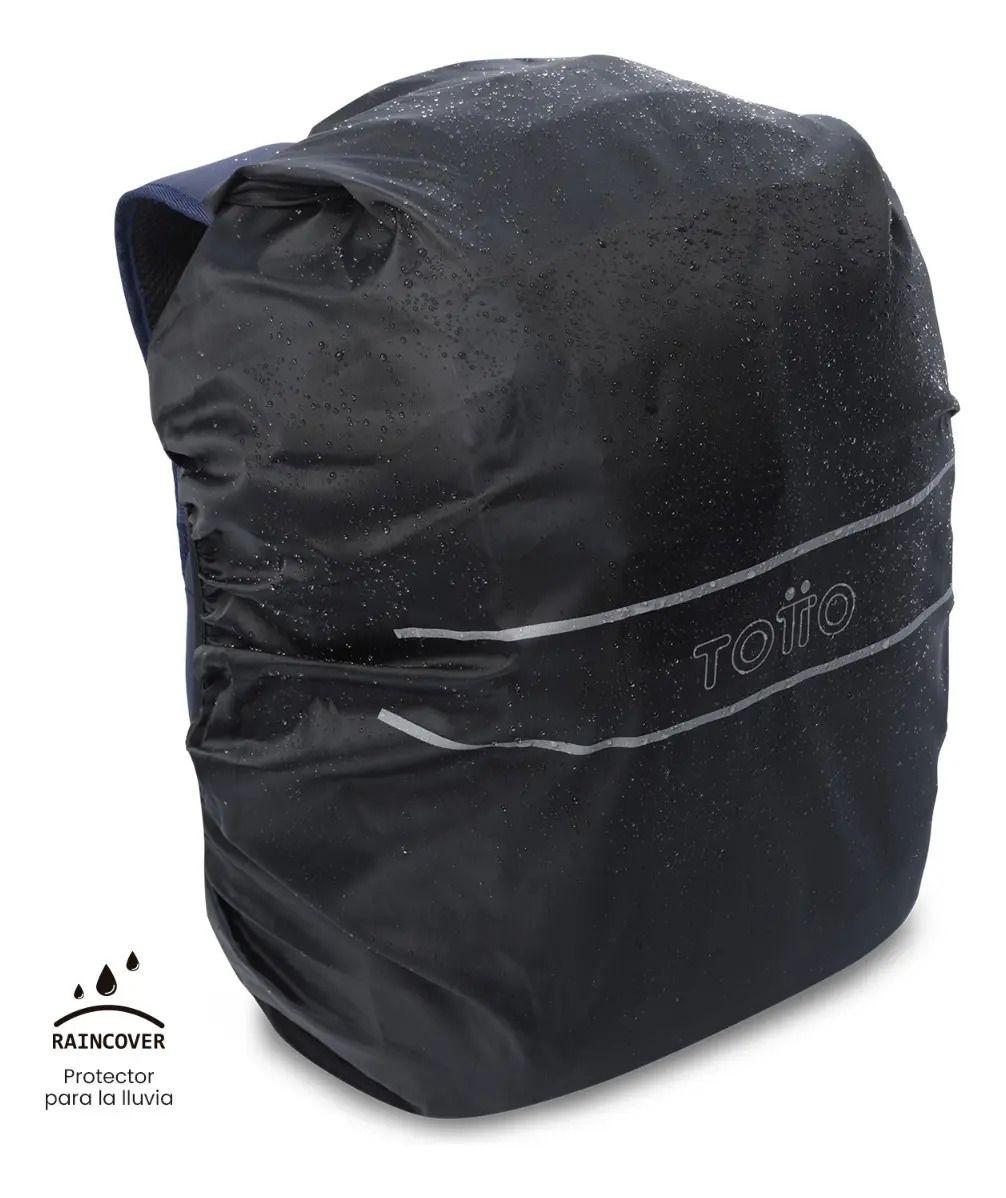 Mochila Universitario Porta Pc 15.4  Spa Azul Hombre-5