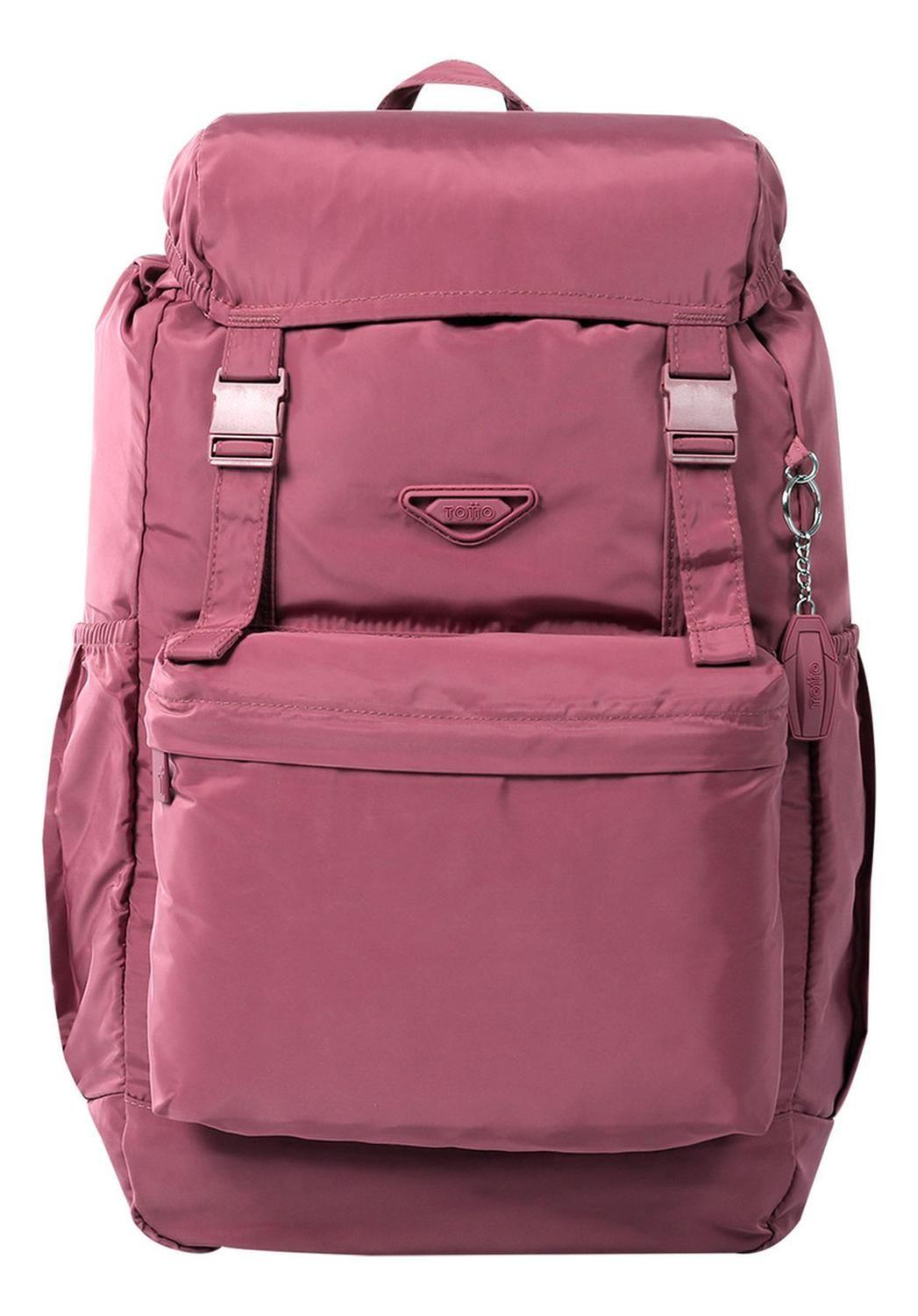 Mochila De Viaje Plegable Totto Collapse M Rosado Deco Rose-0