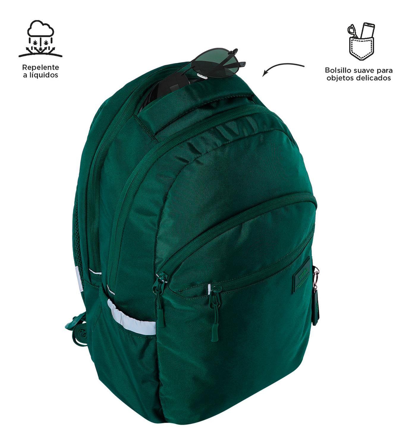 Mochila Ejecutiva Hombre Totto Indo Verde Bistro Green-5