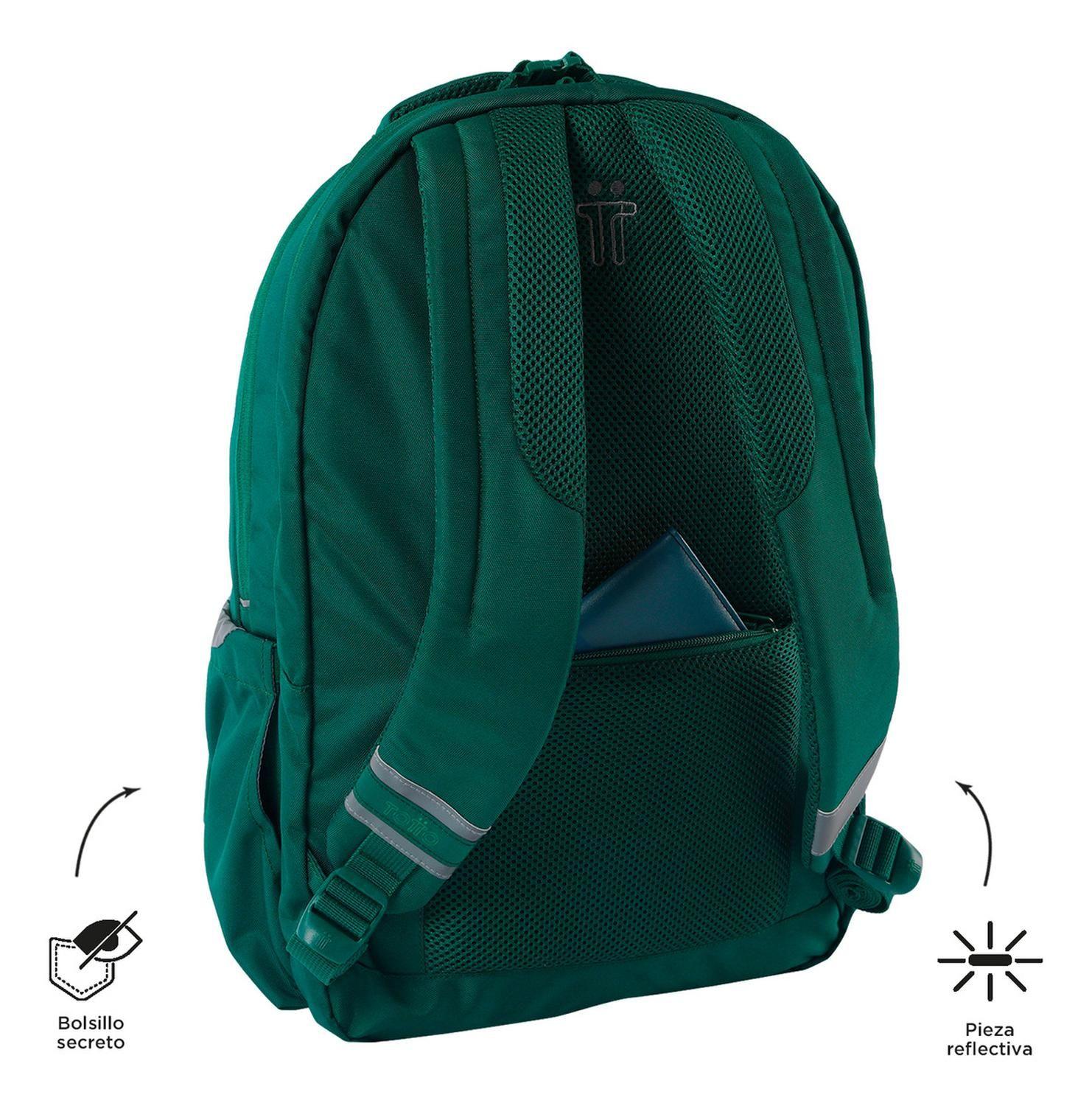 Mochila Ejecutiva Hombre Totto Indo Verde Bistro Green-7