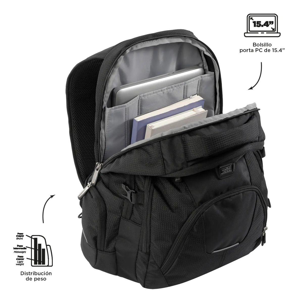 Mochila Notebook 15.4  Mochila Polixan 2.0 Hombre Totto-5