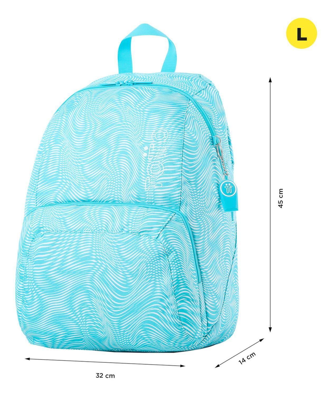 Mochila Mujer Totto Ometto Azul Acuaty-2