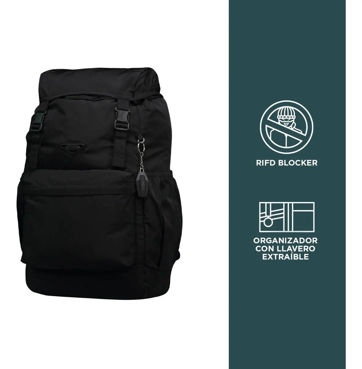 Mochila Urbana Plegable Totto Notebook 13  Mediana Viaje-3