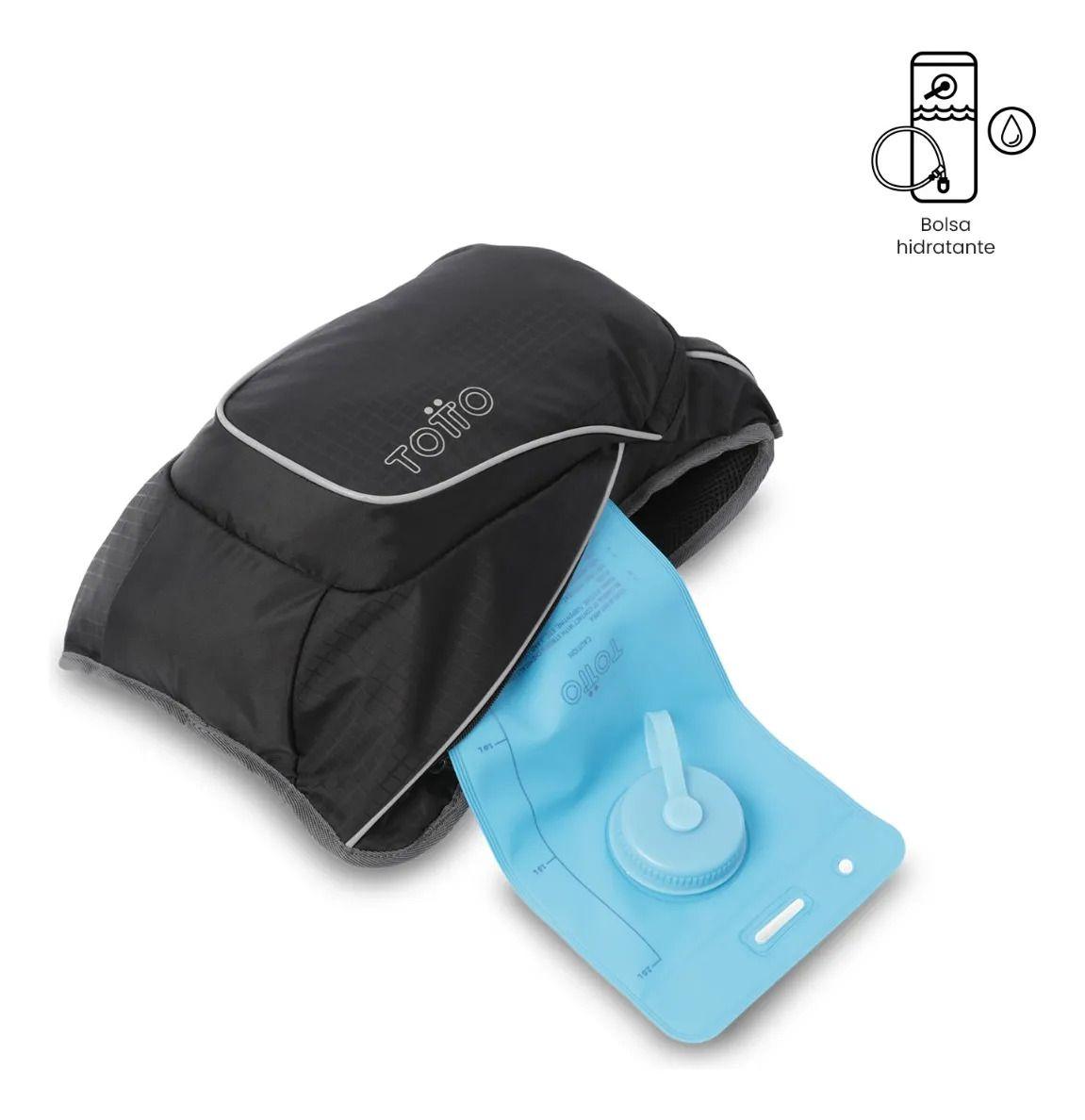 Mochila Outdoor Hidratante Summit 12 Pequeño Negro-4