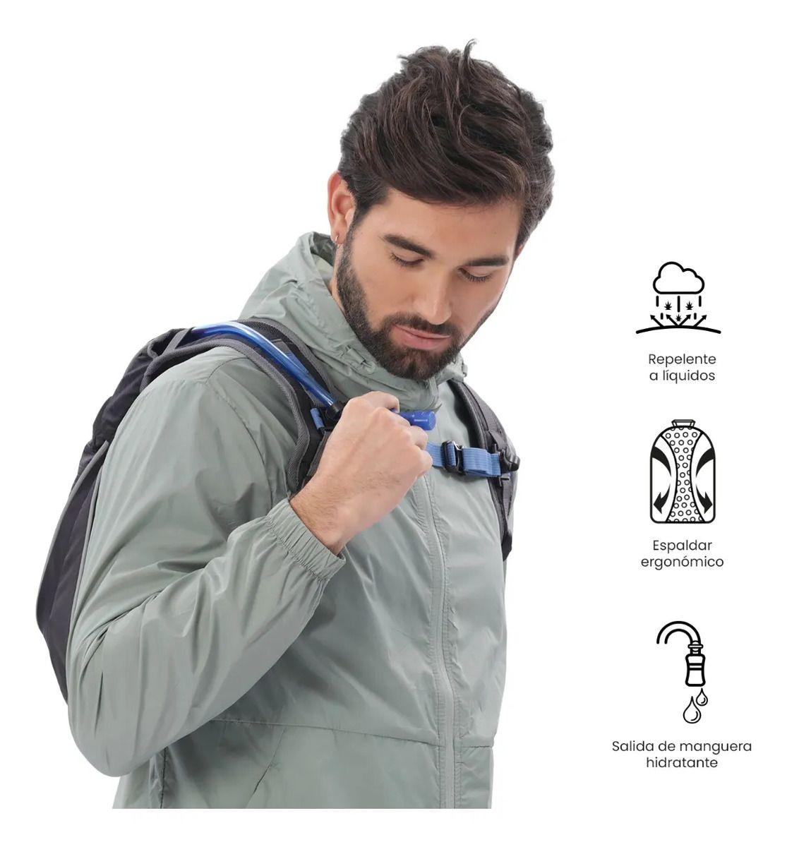Mochila Outdoor Hidratante Summit 12 Pequeño Negro-5