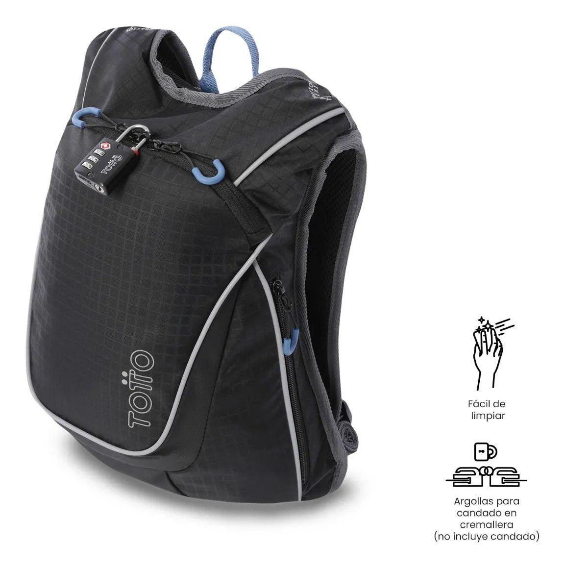 Mochila Outdoor Hidratante Summit 12 Pequeño Negro-6