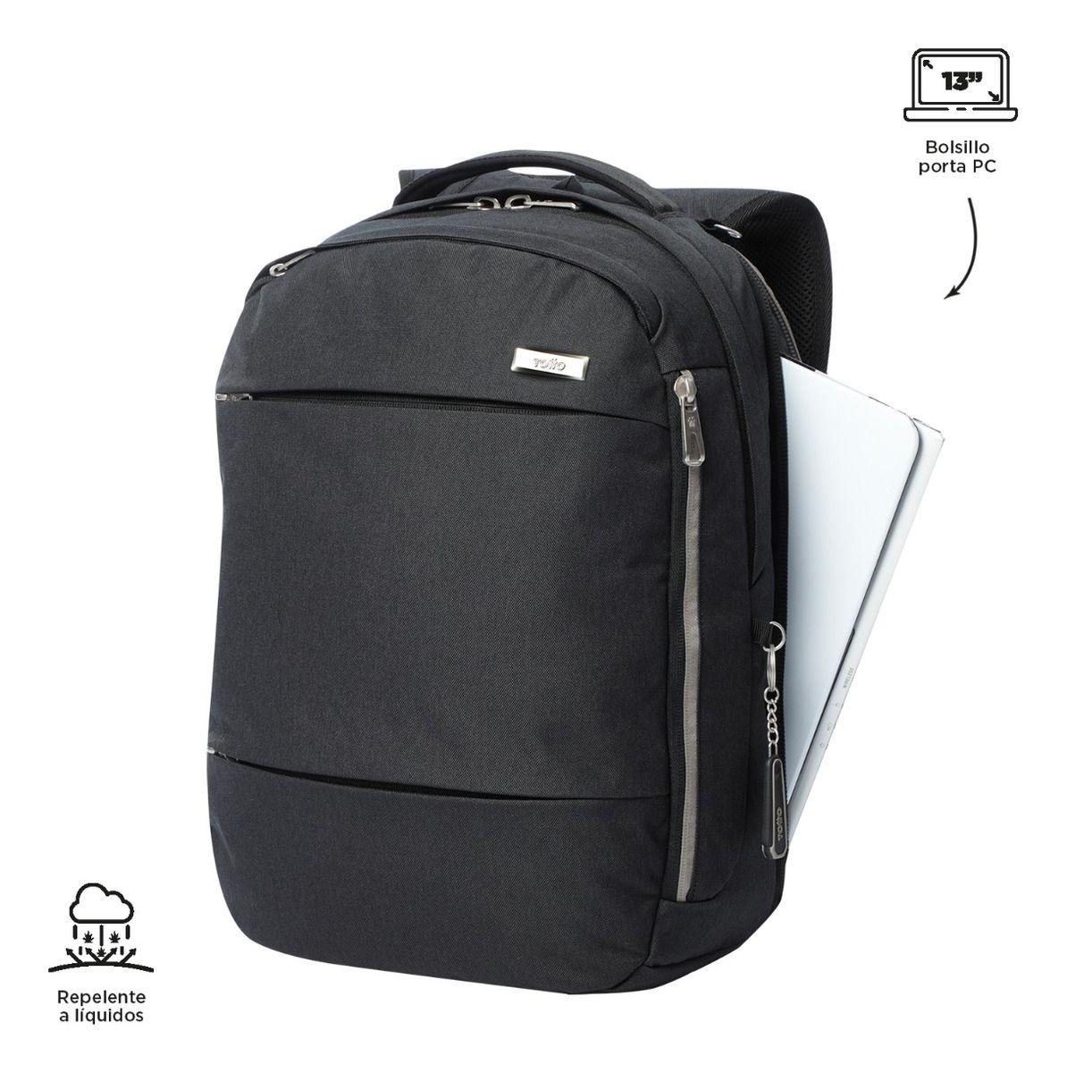 Mochila Notebook Totto Ejecutiva Juvenil Hombre Classic 15 L-3