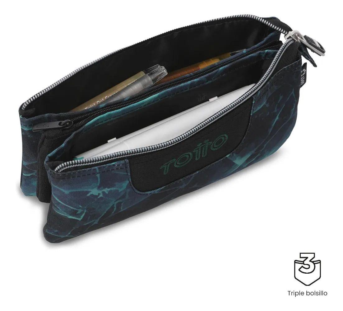 Estuche Multiuso Tablero Pequeña Azul Hombre-3