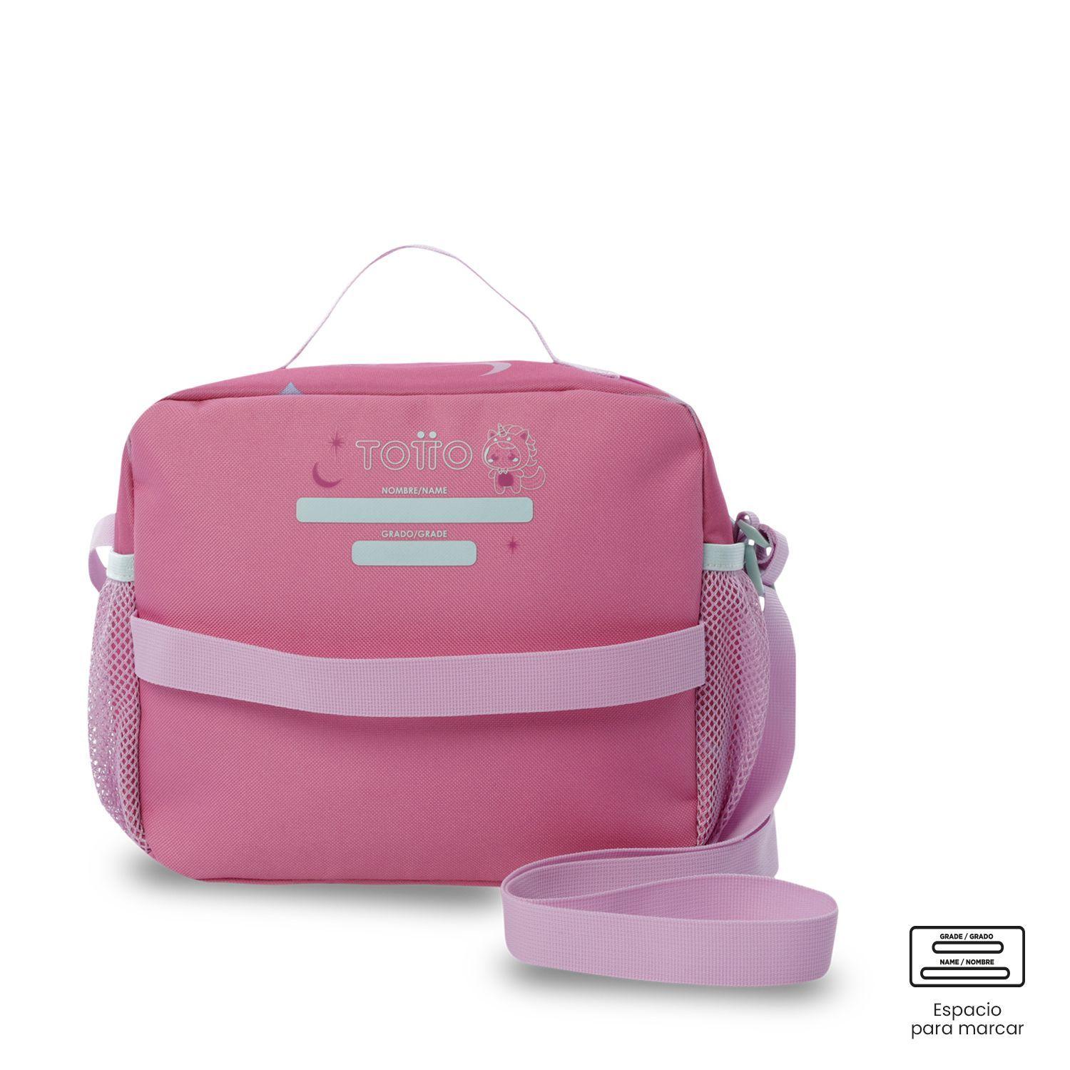 Lonchera Térmica Niña Magic Spark Grande Rosada Totto-4