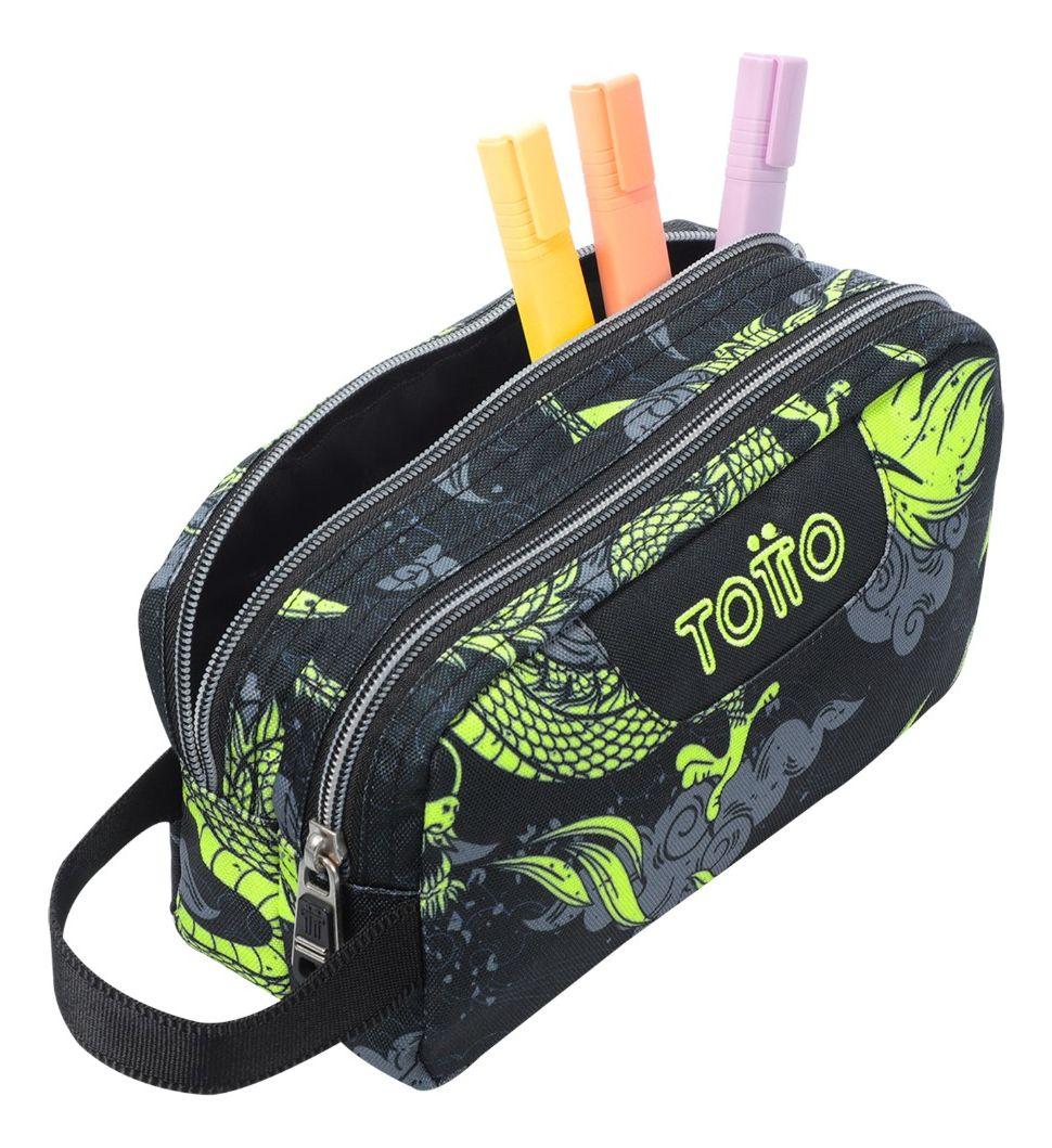 Estuche Totto Escolar para Lapices Impermeable Rpet de Niños28-3