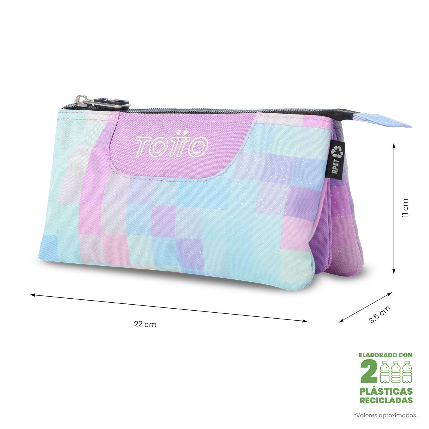 Estuche Multiuso Tablero Glitter Pequeña Mujer-1